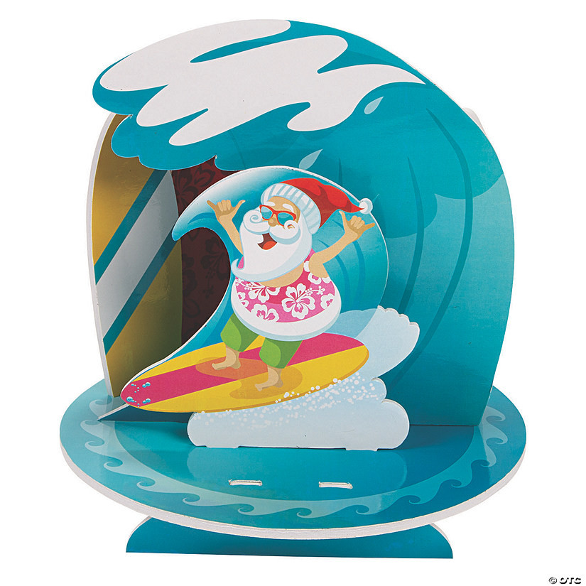 Luau Santa Centerpiece | Oriental Trading Company