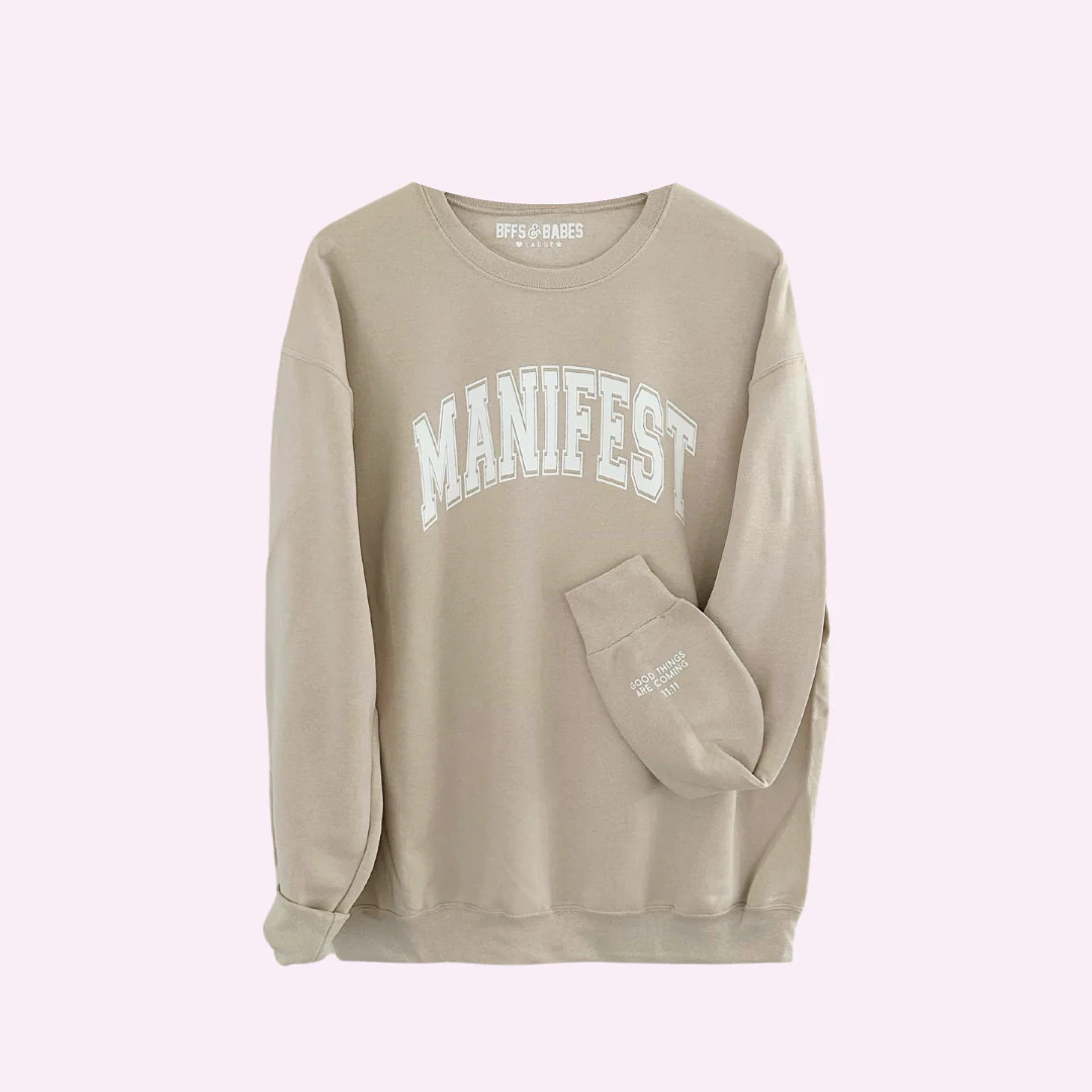 MANIFEST ♡ Jenna Crandall Collab sweatshirt | BFFS & BABES