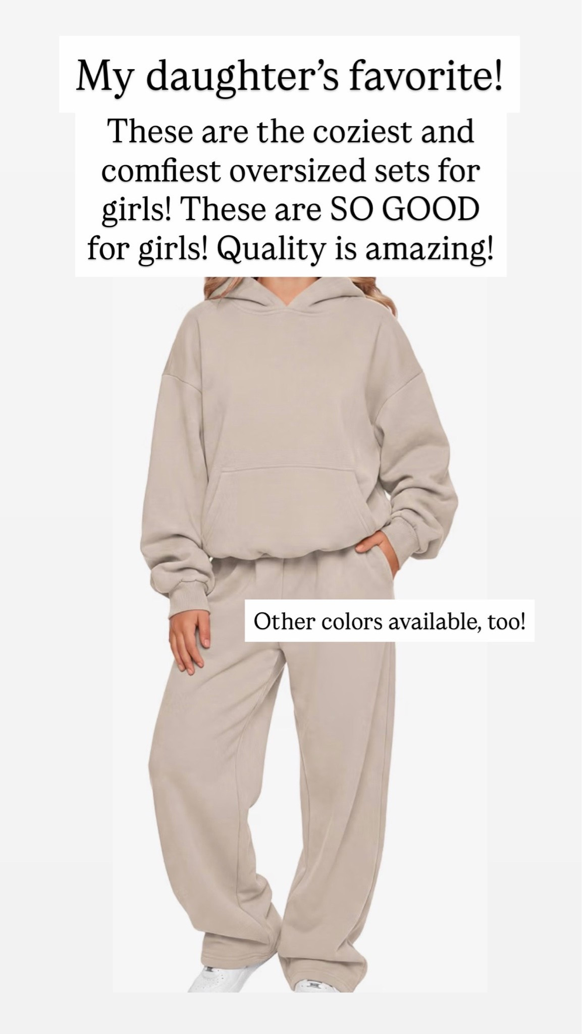 These sets for girls are gold! They’re so soft and cozy. And the price point is so good. ￼