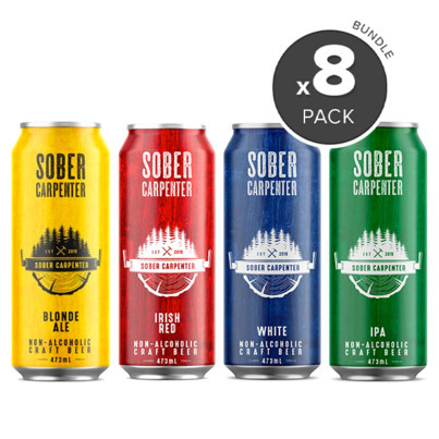 Sober Carpenter Non-Alcoholic Craft Beer Variety 8 Pack Bundle | Well.ca