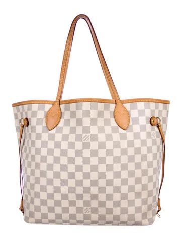 Louis Vuitton Damier Azur Neverfull MM | The Real Real, Inc.