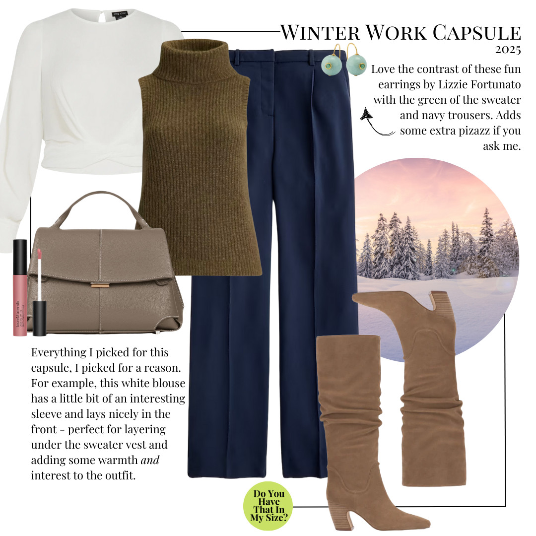 Sleeveless sweater available in plus sizes at ralphlauren.com 

 

#LTKStyleTip #LTKPlusSize #LTKWorkwear