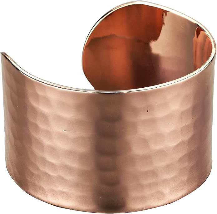 DEMMEX Copper Bracelet for Women – 100% Pure Hammered Turkish Copper Cuff, 1.5mm Thick High-Gau... | Amazon (US)