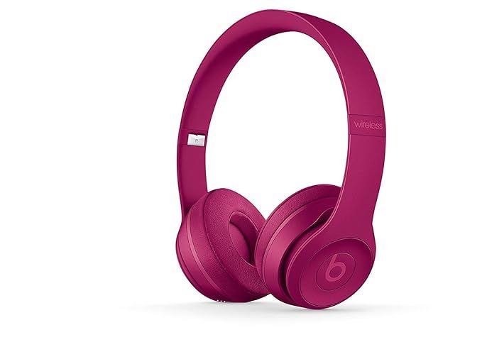 Beats by Dre Solo 3 Wireless On Ear Headphone Neighborhood Collection Brick Red (Renewed) | Amazon (US)