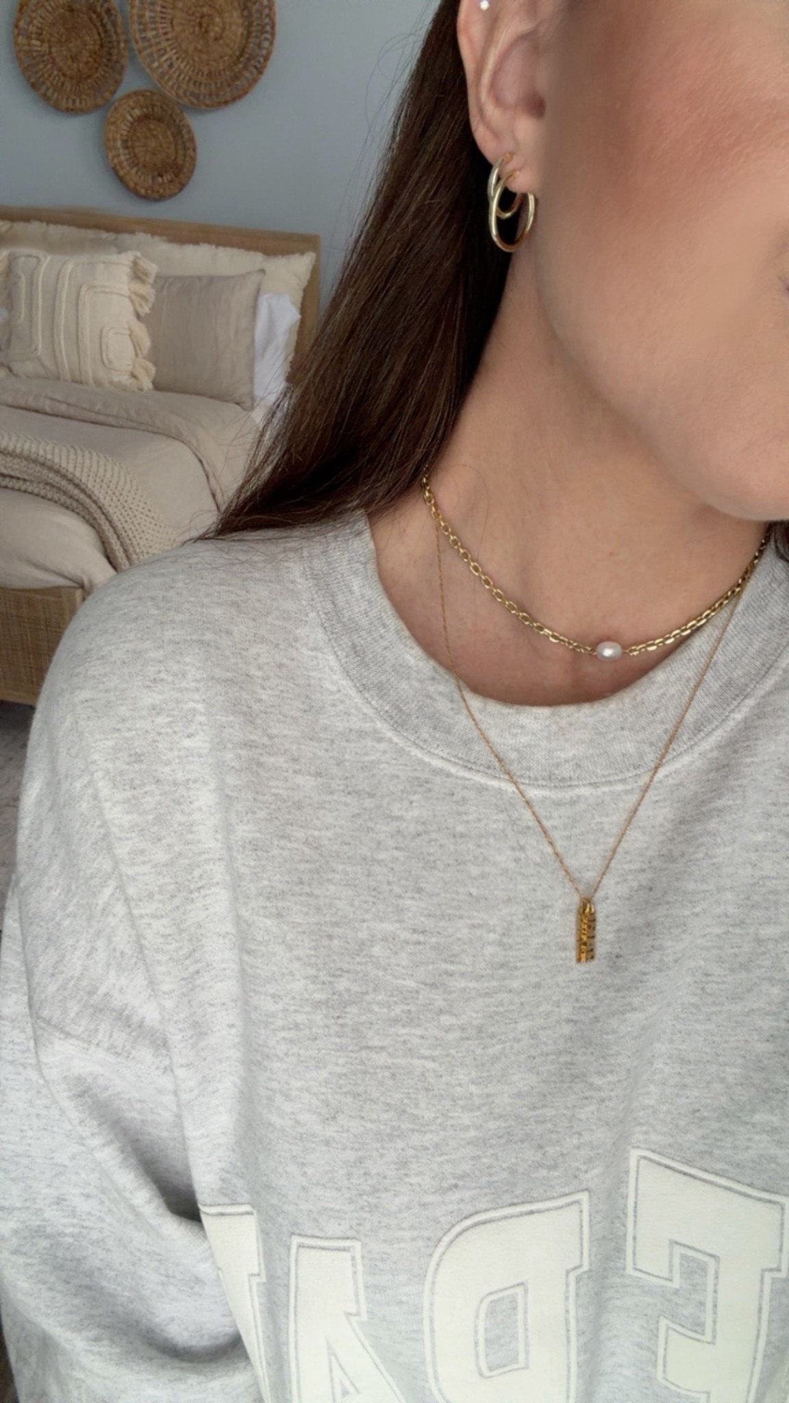 Everyday jewelry
Amazon earrings
Gold hoop earrings
Necklace stack
Pearl necklace
Custom name necklace 

#LTKdayinmylife #LTKgrwm #LTKootd
