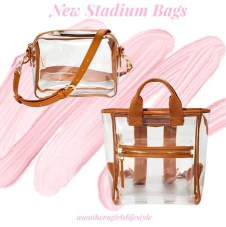 New Clear Stadium Bags! The Brown Trim is a fresh fun change for Spring through Fall!

Crossbody. Mini Backpack. Target. 

#LTKstyletip #LTKfindsunder50 #LTKitbag