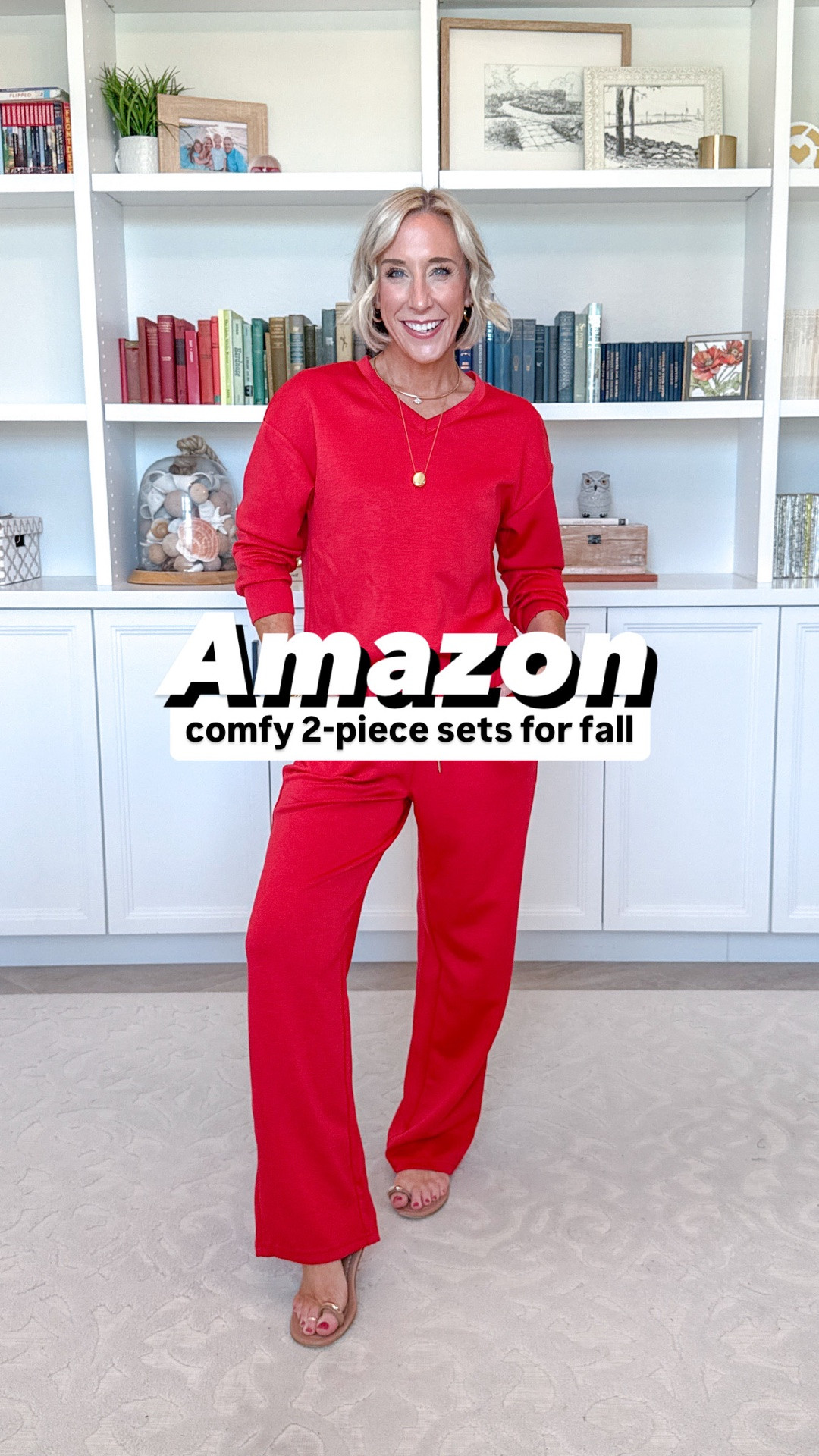 Amazon - comfy 2-piece sets for fall
* Sleeveless Mock Neck Two Piece Set - size Small. 8 colors.
1. Women Mock Neck Two Piece Set - size Small. 25 colors (stripes and solids).
2. V Neck Two Piece Set - size Small. 21 colors.
3. Raglan Sleeve Stretchy Two Piece Set - size Small. 12 colors.
4. Raglan Sleeve Contrast Two Piece Set - size Small. 8 colors.

#LTKSeasonal #LTKOver40 #LTKPetite