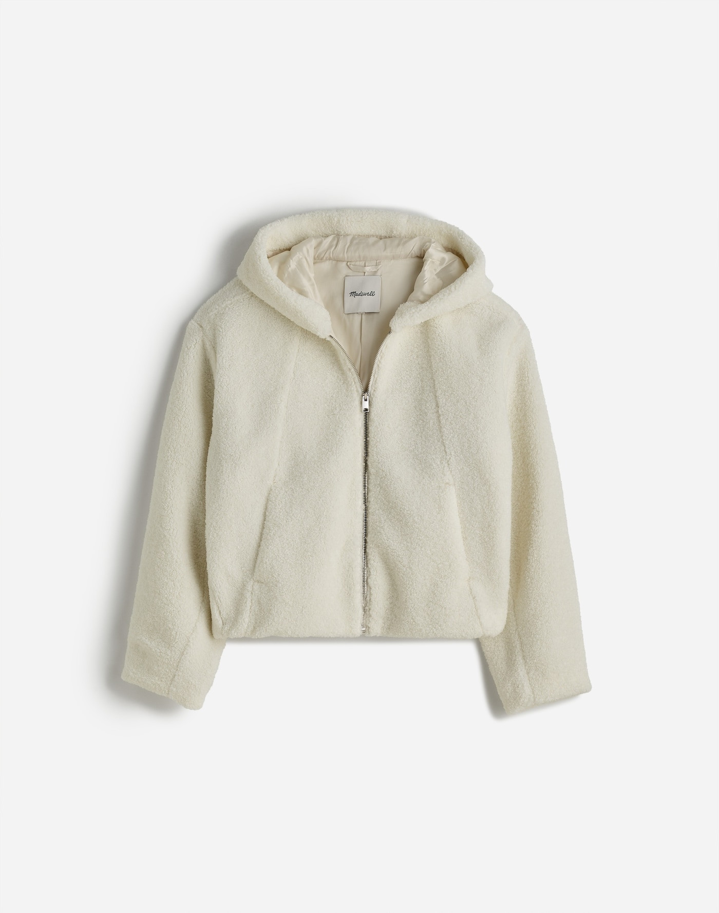 Sherpa Zip-Front Bomber Jacket | Madewell | Madewell