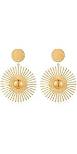 Gold/Silver Shell Dangle Earrings for Women Seashell Drop Dangle Earrings Ocean Beach Earrings Su... | Amazon (US)