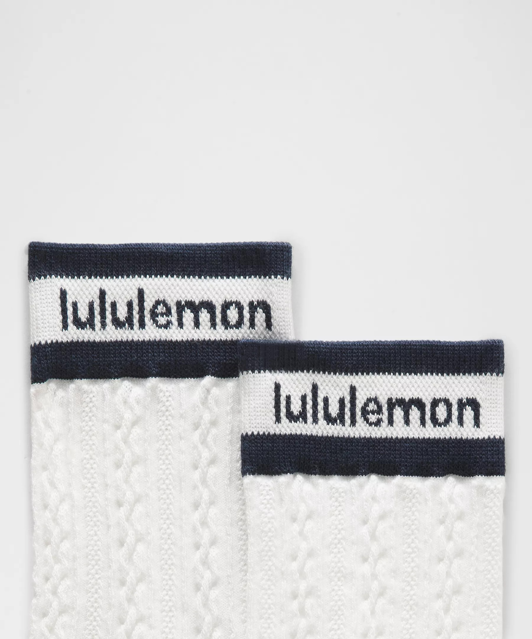 Unisex Cable-Knit Quarter Socks | Lululemon (US)