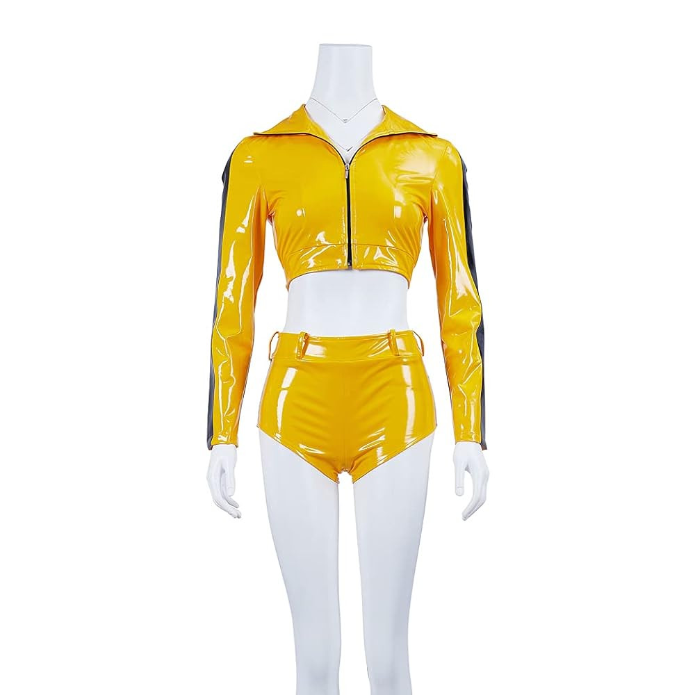 Women's Kill Bill Costume Beatrix Kiddo The Bride Cosplay Battle Suit Halloween Outfit | Amazon (UK)