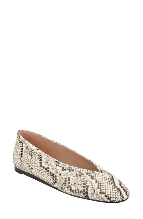 Marc Fisher LTD Gradi Flat in White at Nordstrom, Size 8 | Nordstrom