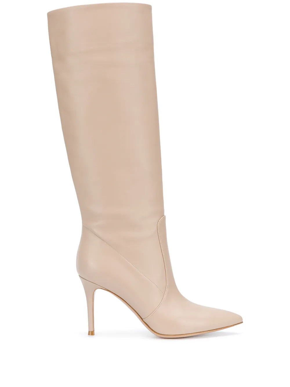 Gianvito Rossi Kniehohe Stiefel Mit Spitzer Kappe - Farfetch | Farfetch Global