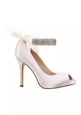 Nina Women's Karen Heels, Ivory, 9.5M | Belk