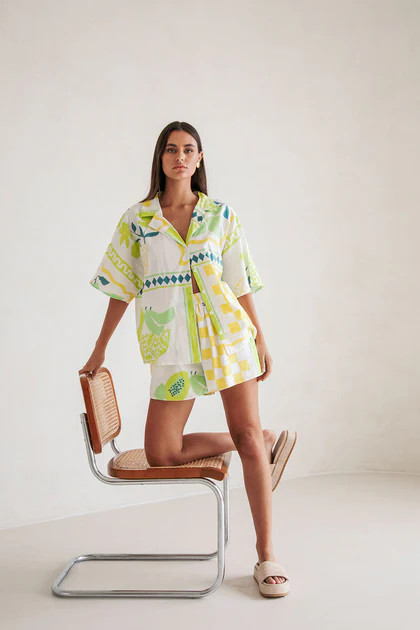 Seona Top - Prego Verde | SABO SKIRT (Global)