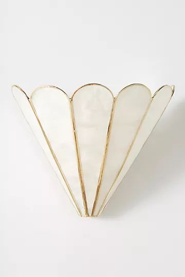 Madelyn Capiz Faceted Sconce | Anthropologie (US)