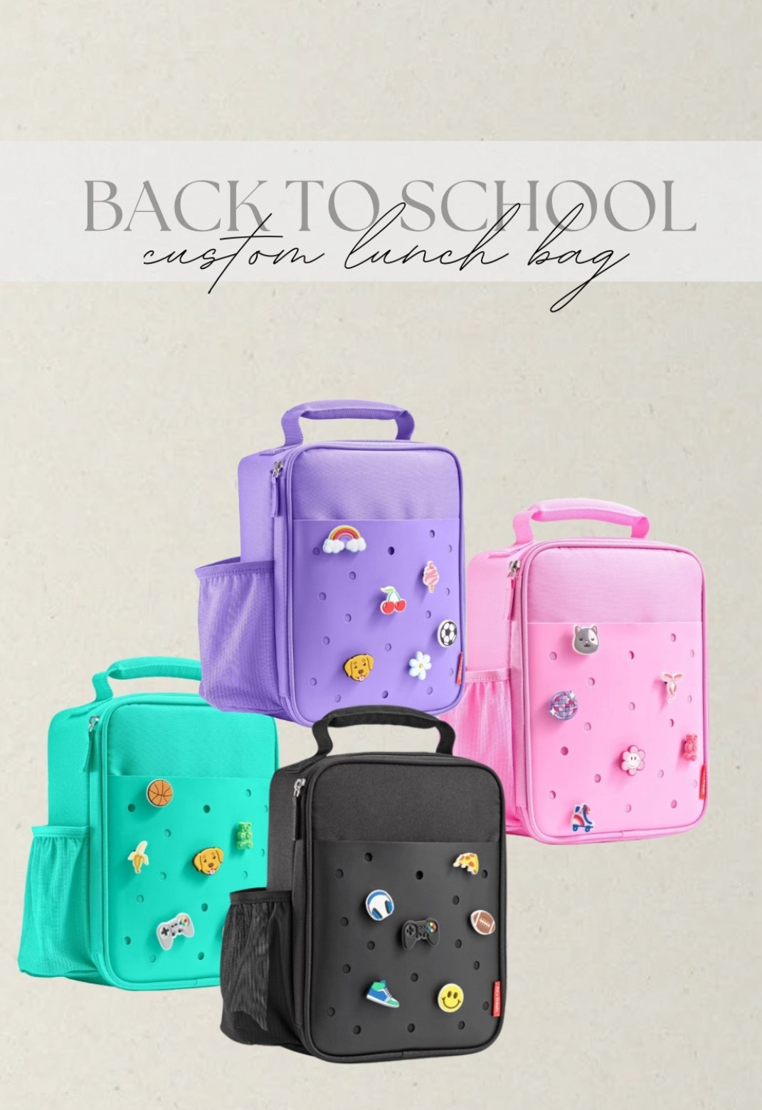 Target custom lunch boxes with charms $14! 

#kidlunchbag #customlunchbag #backtoschool #kidsbags #targetfinds #targetbacktoschool #fitandfresh #bayleecharmlunchbox #lunchbox #toddlerbacktoschool #backtoschoolfinds 

#LTKKids #LTKSeasonal #LTKHome