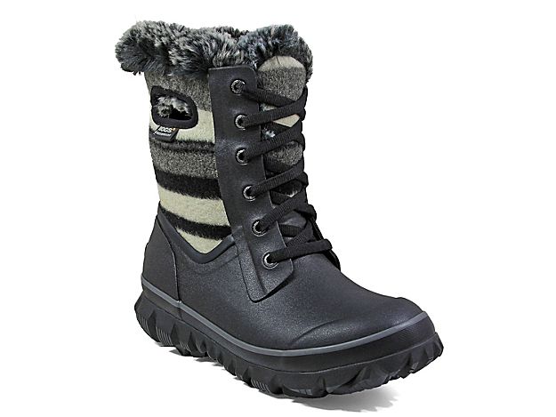 Bogs Arcata Stripe Snow Boot - Women's - Black | DSW