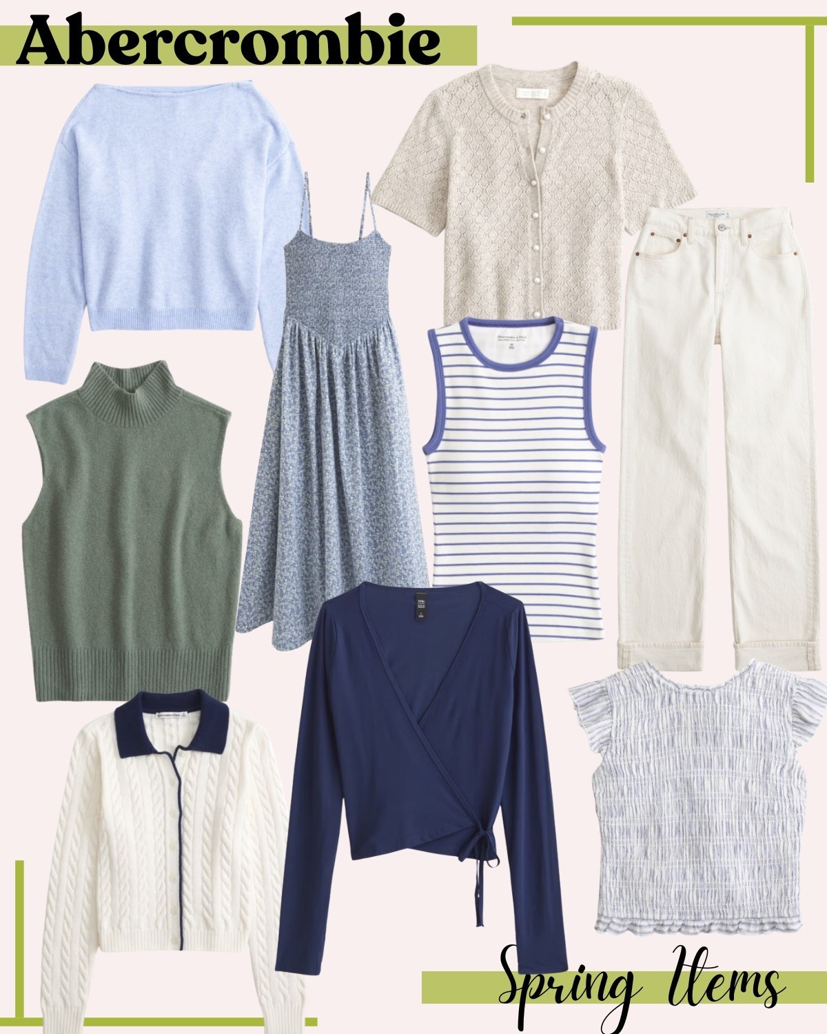 Abercrombie spring items I’m eyeing 🌸💙

#LTKootd #LTKSeasonal #LTKgrwm