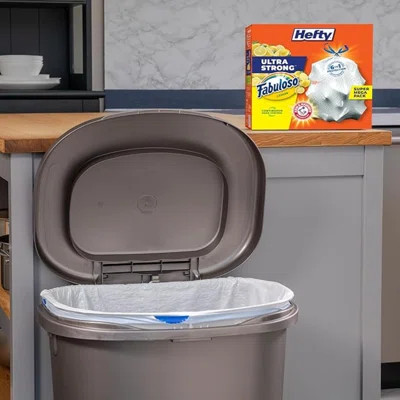 Ultra Strong 13 Gallon Trash Bags, Tall Kitchen Trash Bags 13 Gallon Size, Resist Leaks, Punctures, And Rips, Continuous Odor Control, White, Fabuloso | Wayfair North America