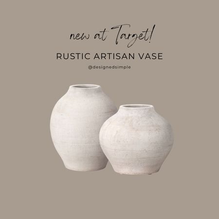 New at Target! Rustic artisan vases with the perfect vintage vibe. Definitely on my wishlist! 

vintage vases, neutral vases, shelf decor 

#LTKstyletip #LTKhome #LTKfindsunder50
