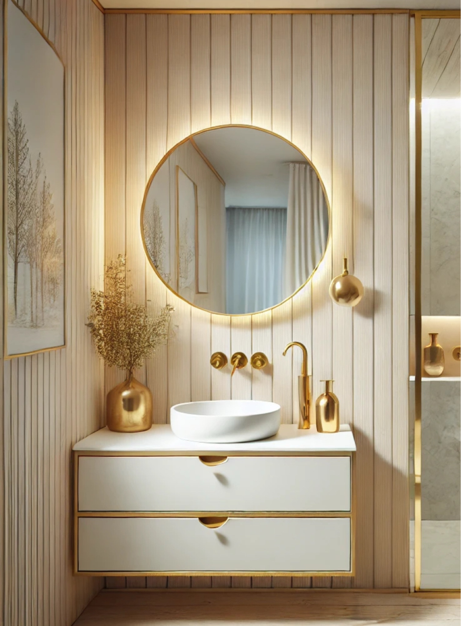 Upgrade your space with the Jeng Lighted Mirror and experience the perfect blend of style and functionality. Jeng provides an oasis of beauty with its versatile design, making it the perfect fit for a multitude of spaces such as bathrooms, bedrooms, entryways, dining rooms, living rooms, and even more.
Features
• Dimmable
• Anti-fog Technology
• Smart Memory
• Smart Touch Button
• Adjustable Light Temperature (3CCT): 3000K, 4200K, 6400K
• LED Lighting


#LTKStyleTip #LTKSaleAlert #LTKHome