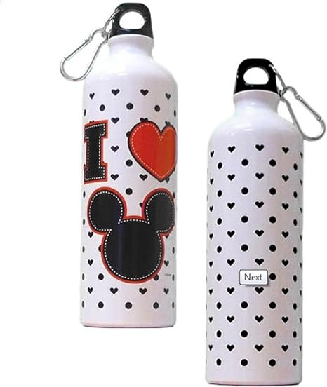 Disney Mickey Heart Aluminum Water Bottle | Amazon (US)