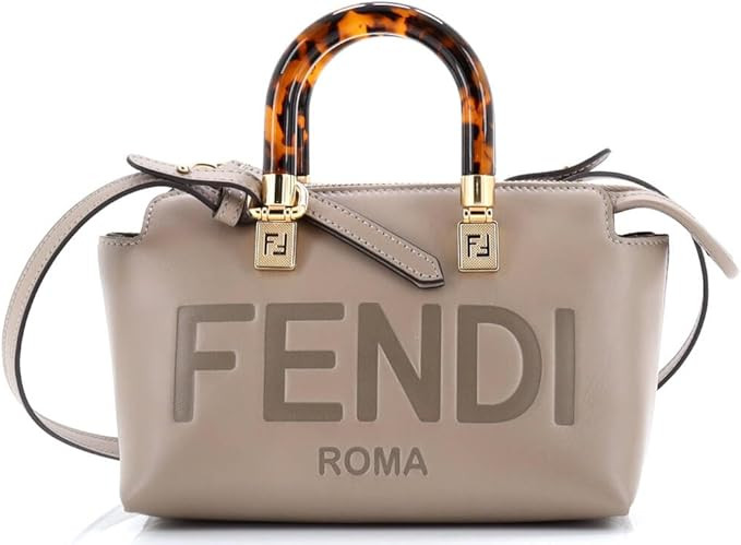Amazon.com: Fendi, Pre-Loved Logo By The Way Top Handle Bag Embossed Leather Mini, Neutral : Luxu... | Amazon (US)