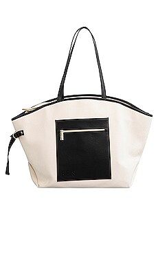BEIS Canvas Tote in Beige from Revolve.com | Revolve Clothing (Global)