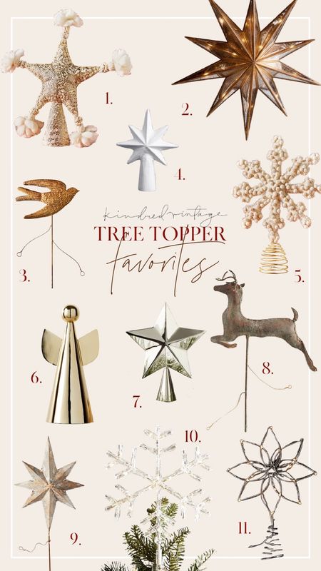 Favorite Christmas tree toppers!

#LTKhome #LTKHoliday #LTKSeasonal