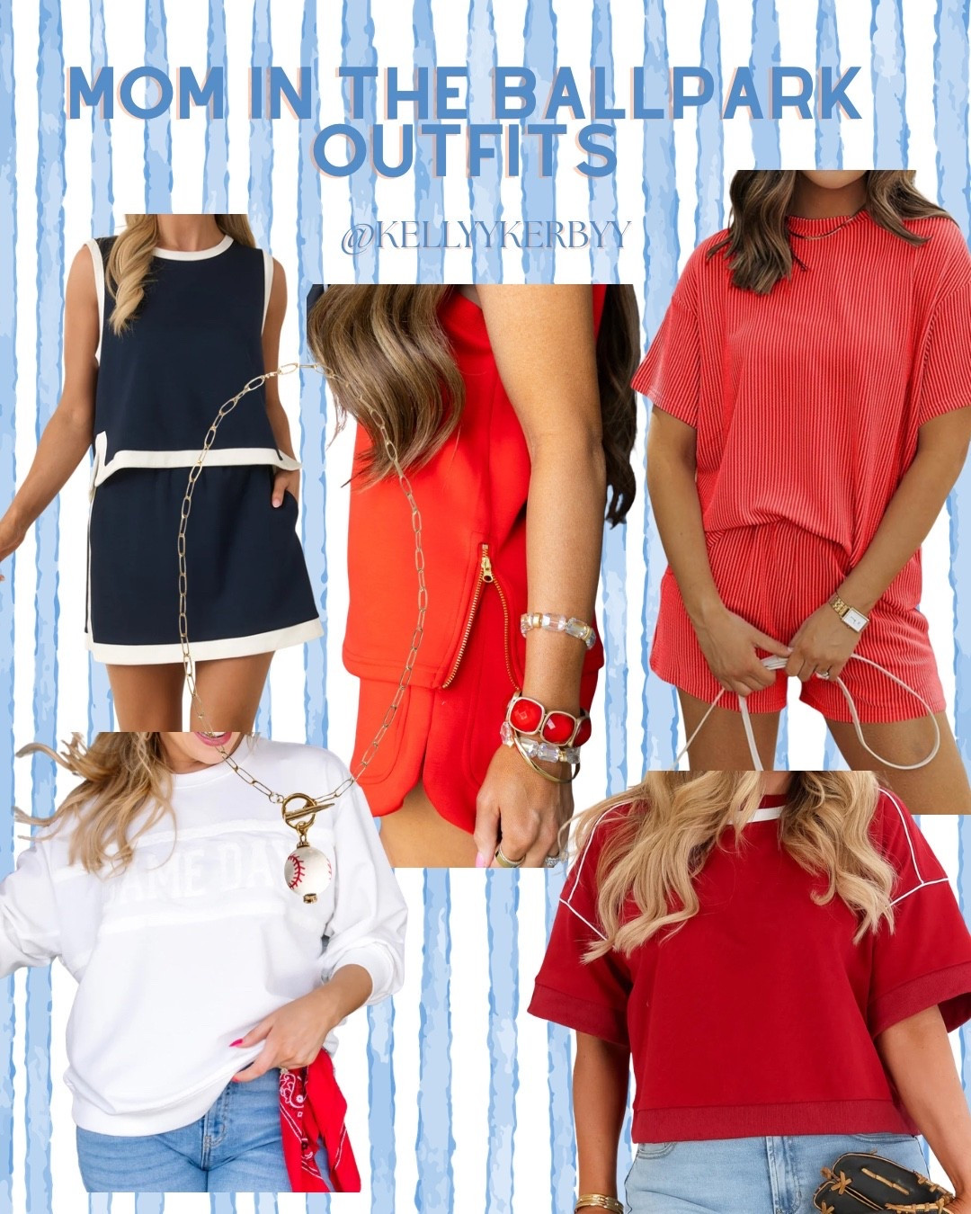 Mom baseball game outfit inspo