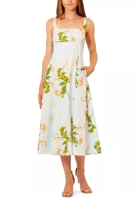 Women's Sleeveless Printed A-Line Dress | Belk