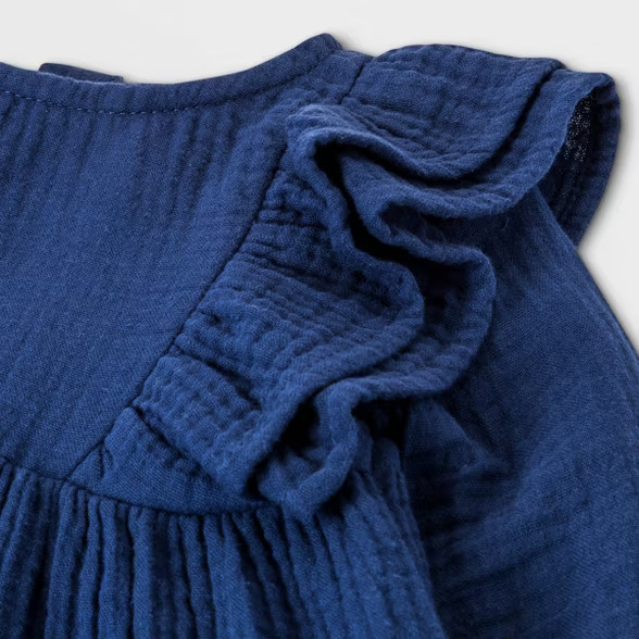 Baby Girls' Gauze Long Sleeve Dress - Cat & Jack™ | Target