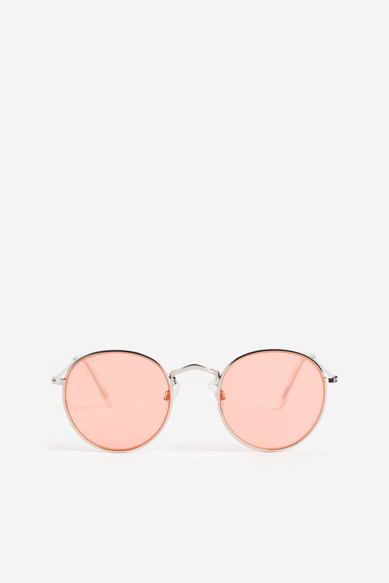 Round Sunglasses - Beige - Men | H&M US | H&M (US + CA)