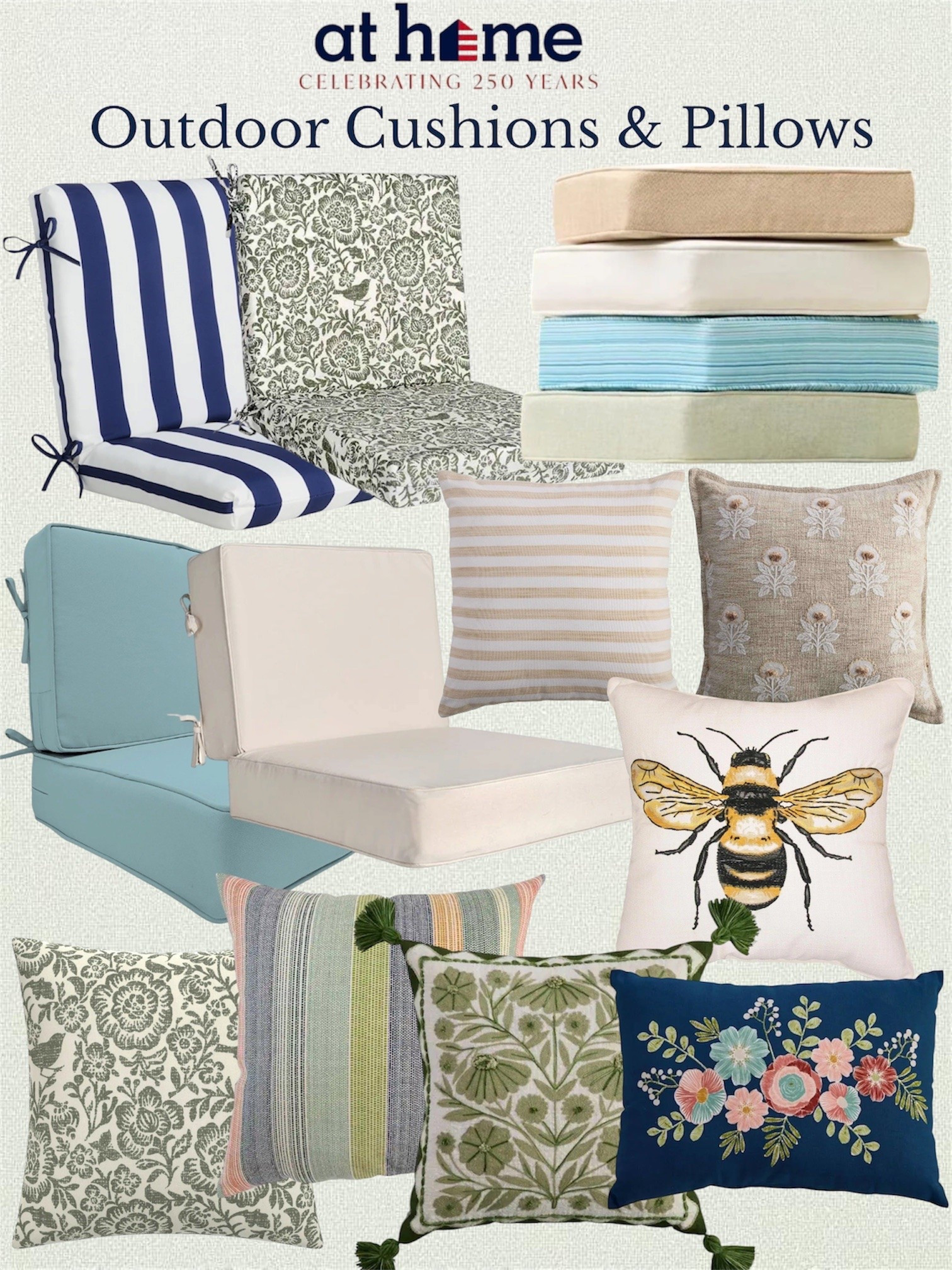 At Home offers affordable outdoor cushions and pillows to refresh your outdoor space for the season. 




Outdoor pillows, outdoor decor,

#LTKSeasonal #LTKHome #LTKSaleAlert
