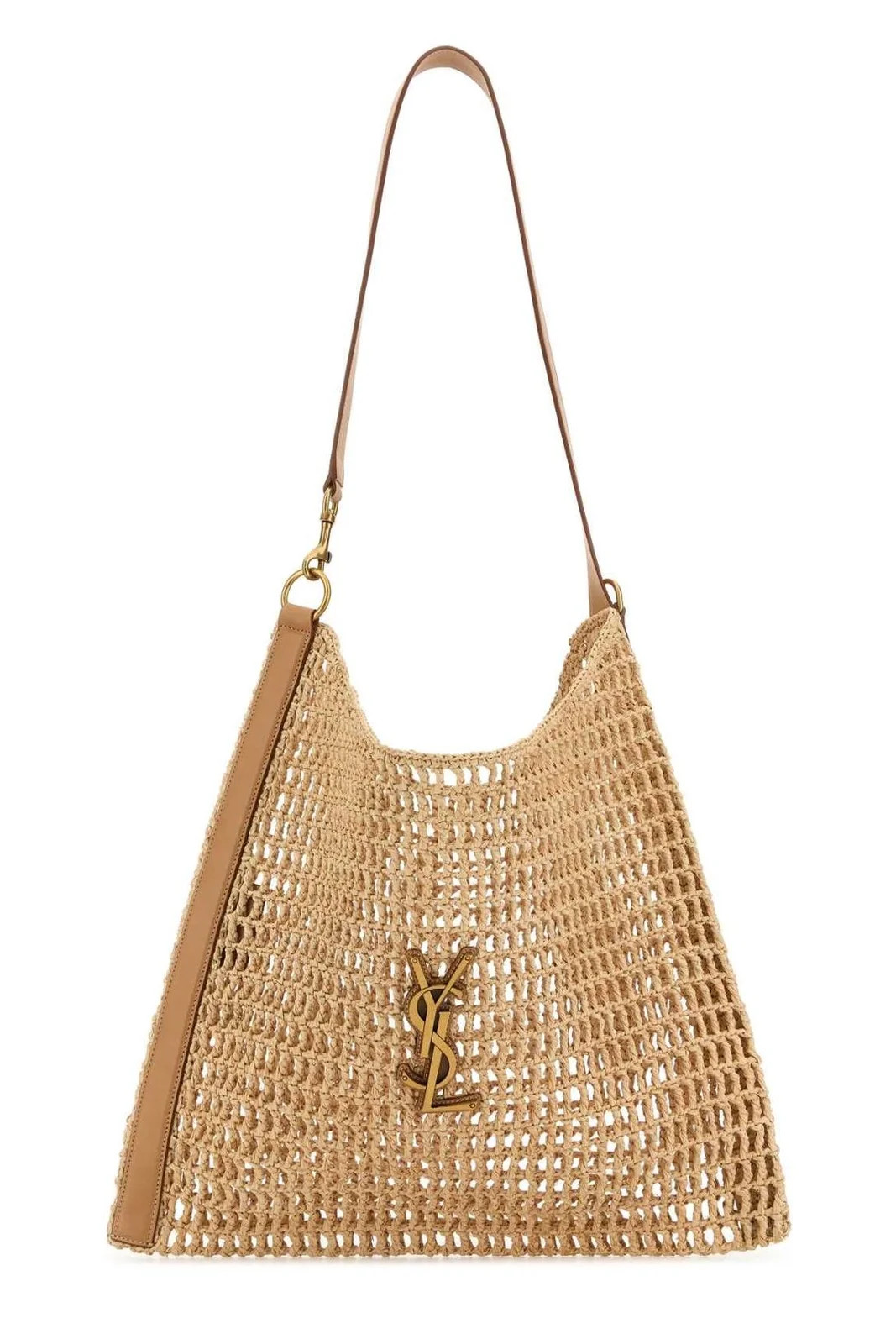 Saint Laurent Oxalis Logo Plaque Shopping Bag | Cettire Global