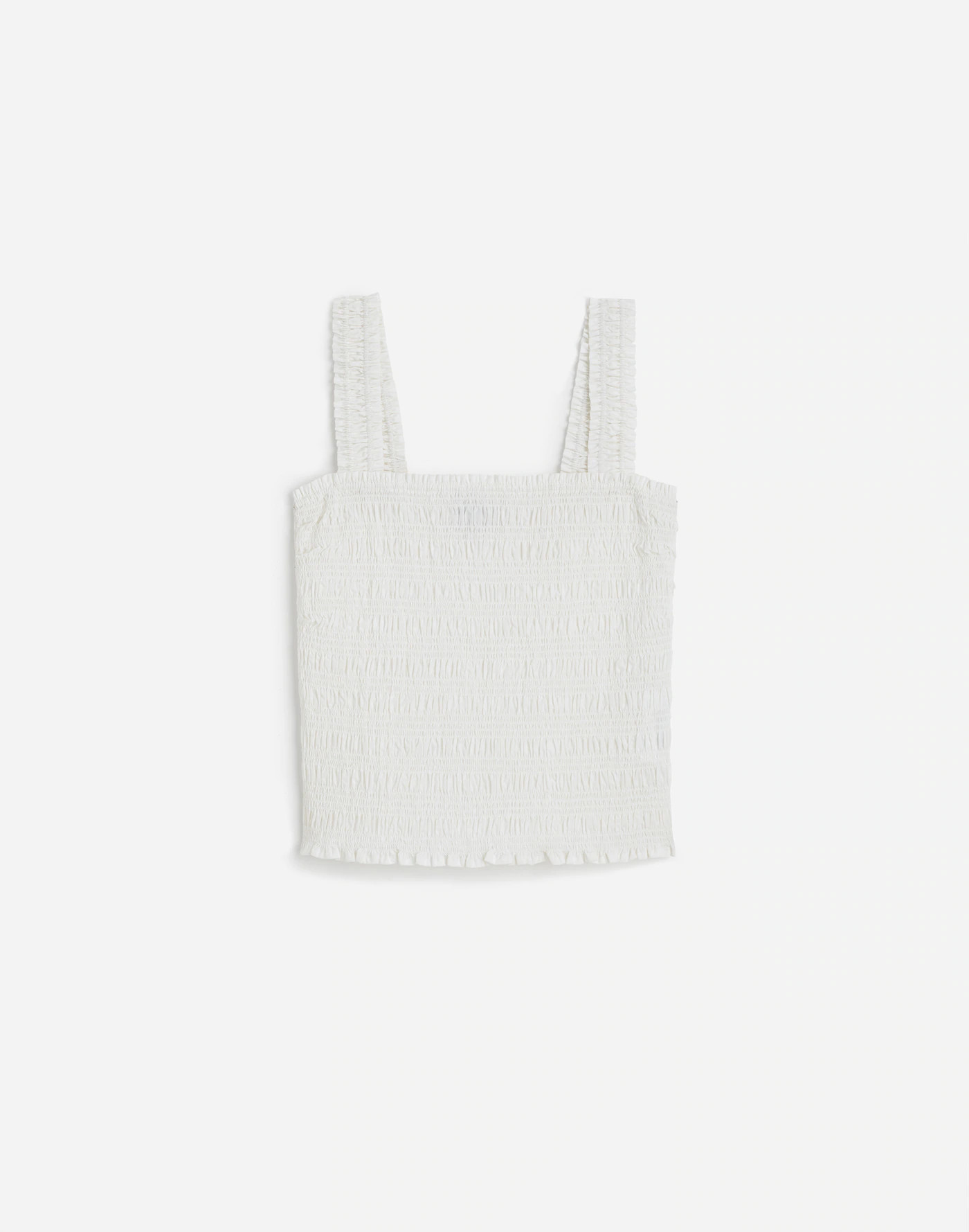 Poplin Smocked Tank | Madewell