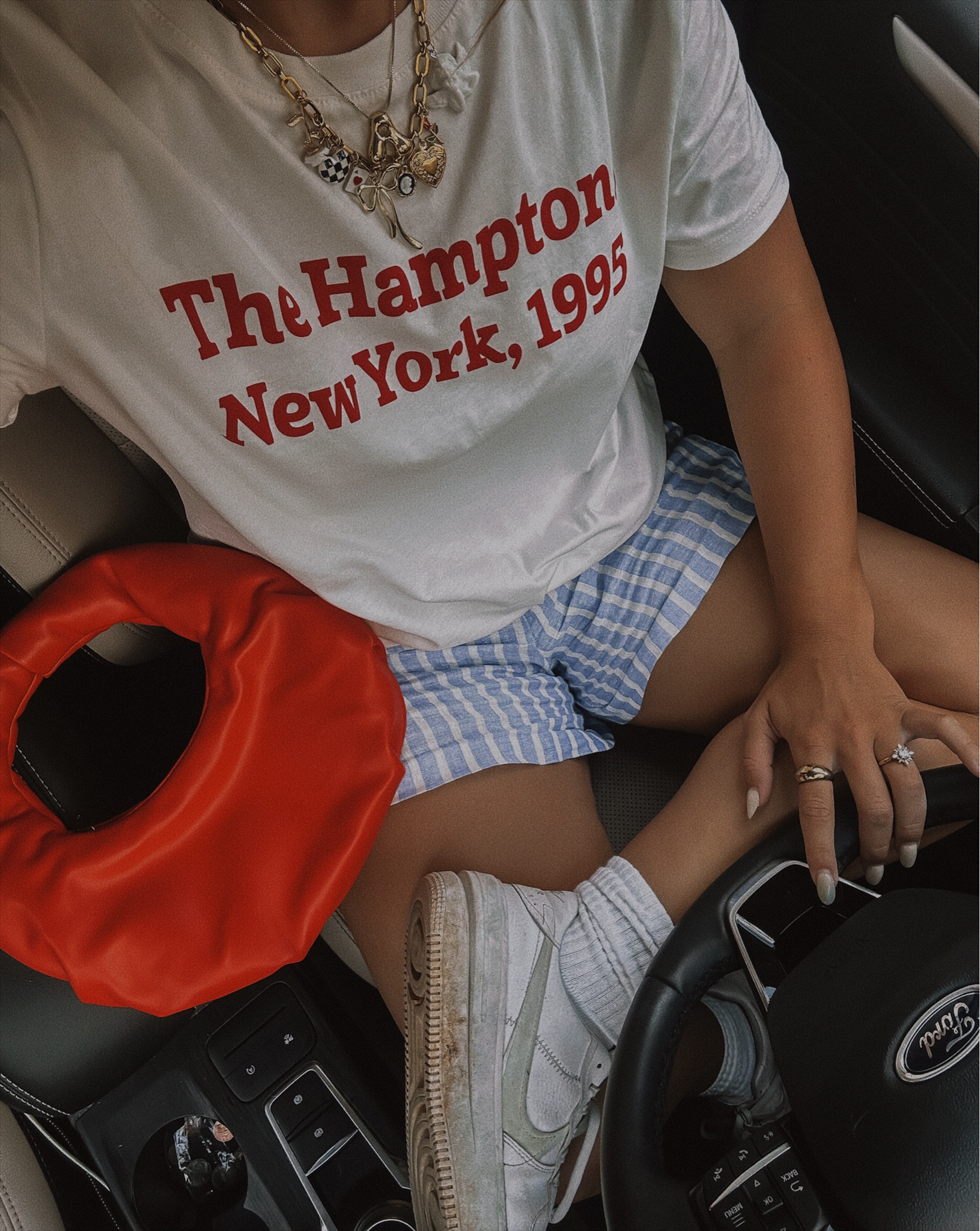 july fit ❣️ 
#h&m #redwhiteandblue #4thofjuly #stripeshorts #graphictee #midsize #ootd

#LTKFindsUnder50 #LTKMidsize
