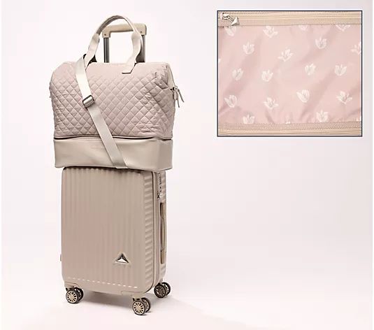 Triforce 21" Hardside Carry-On Luggage with Weekender Bag - QVC.com | QVC