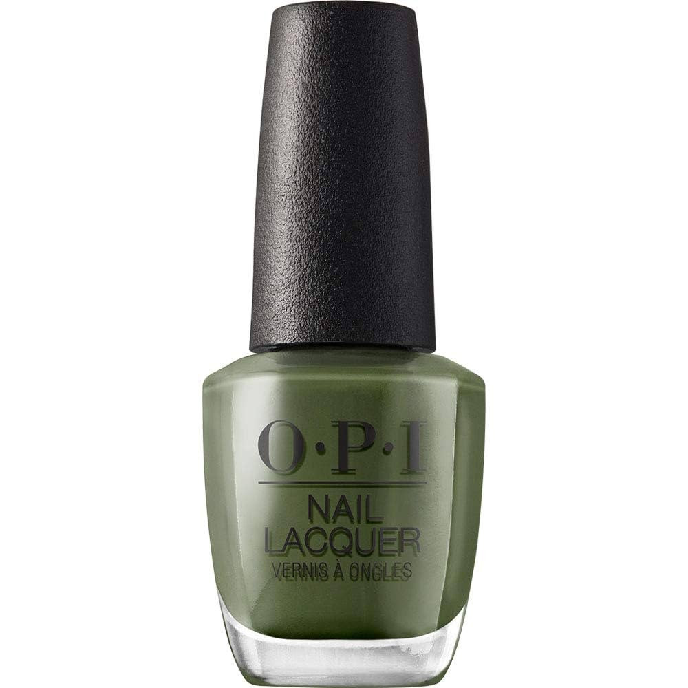 OPI Nail Lacquer Nail Polish | Opaque Dark Blue Green Crème Chip Resistant Nail Polish | Vegan, ... | Amazon (US)