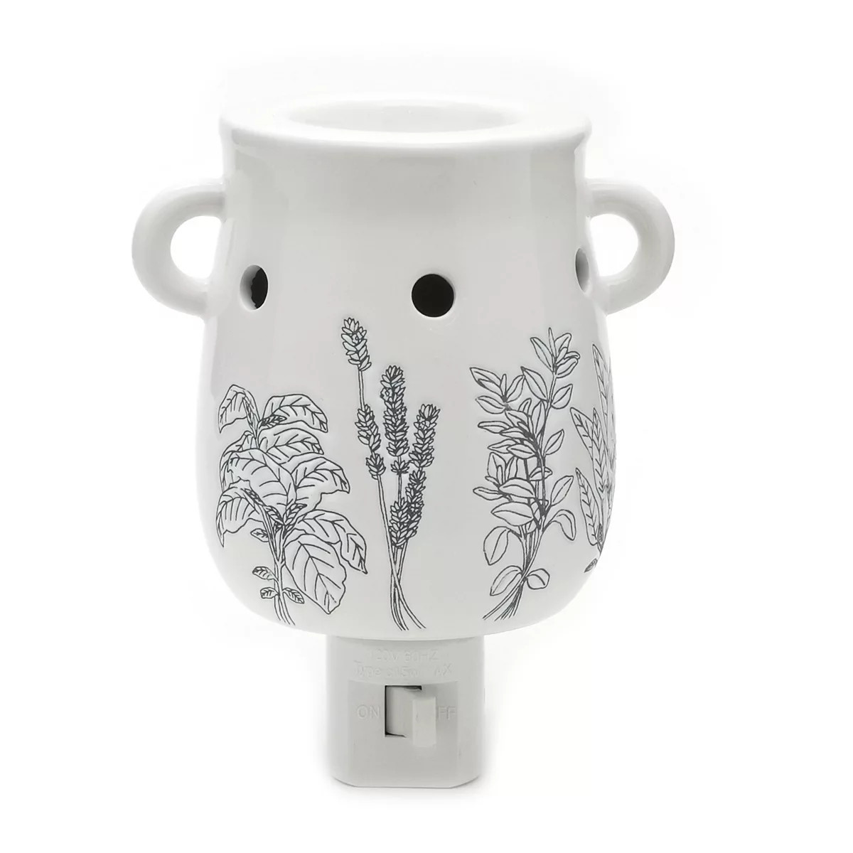 Sonoma Goods For Life® White Floral Outlet Wax Melt Warmer | Kohl's