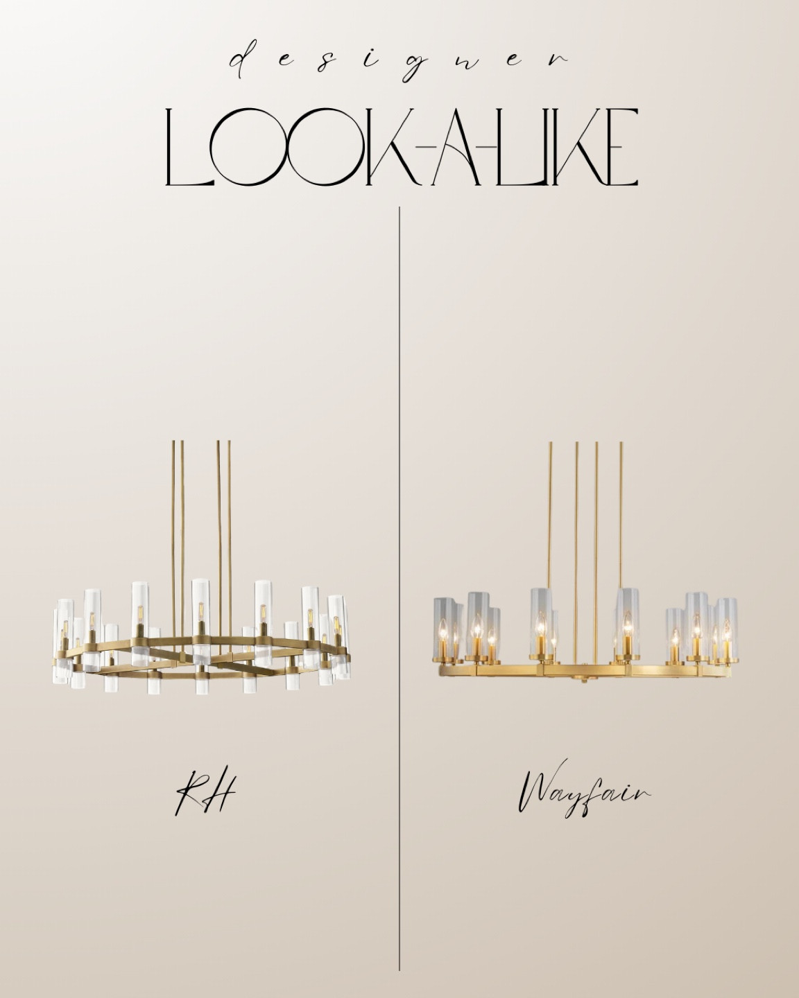 RH light look-a-like, chandelier 

#LTKhome