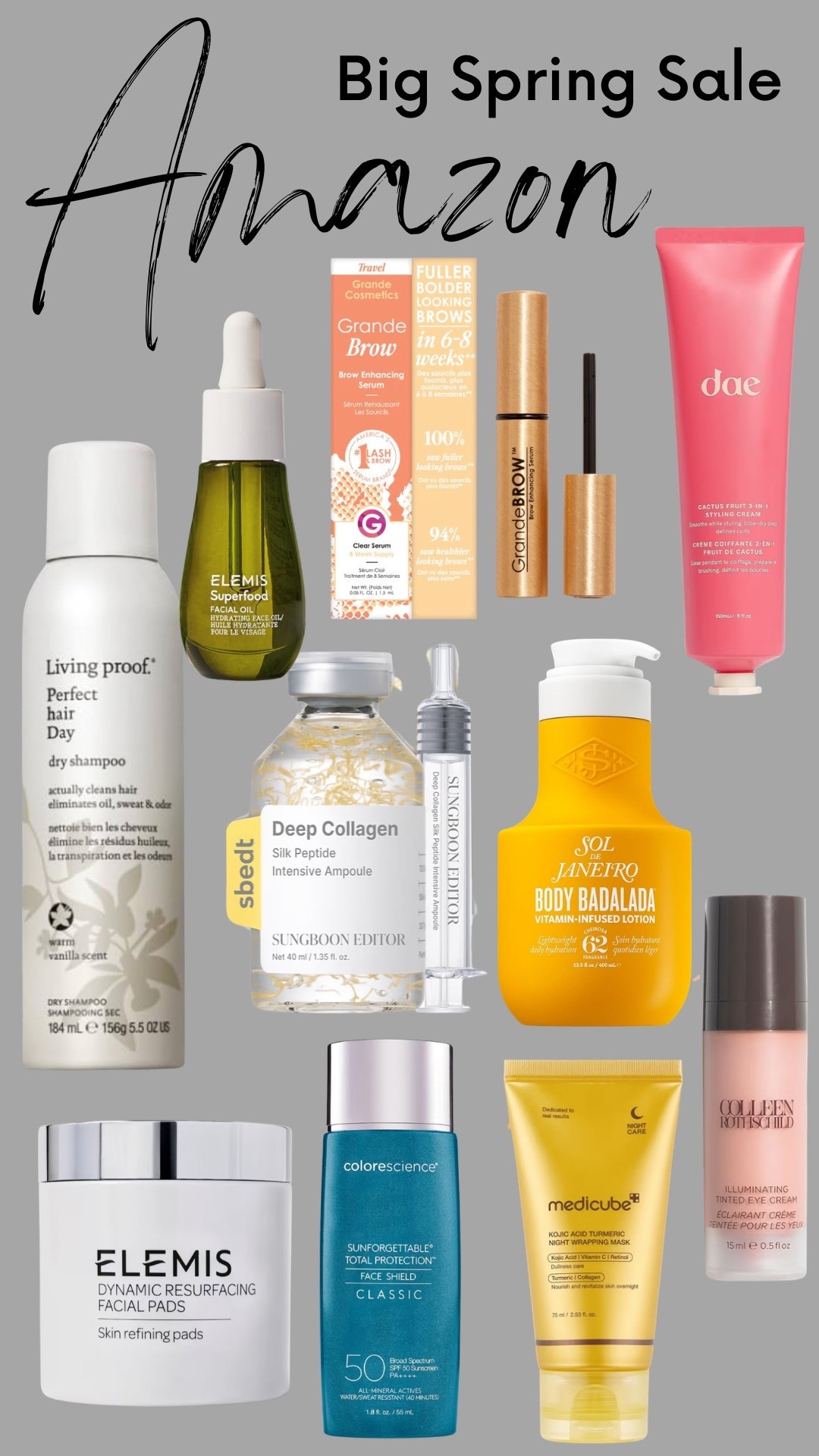 Amazon spring sale 
Premium beauty
Spring makeup
Spring break
Hair care 

#LTKdayinmylife #LTKSaleAlert #LTKBeauty