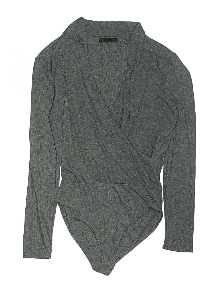 Zara Gray Long Sleeve Top Size S - 61% off | ThredUp (US)