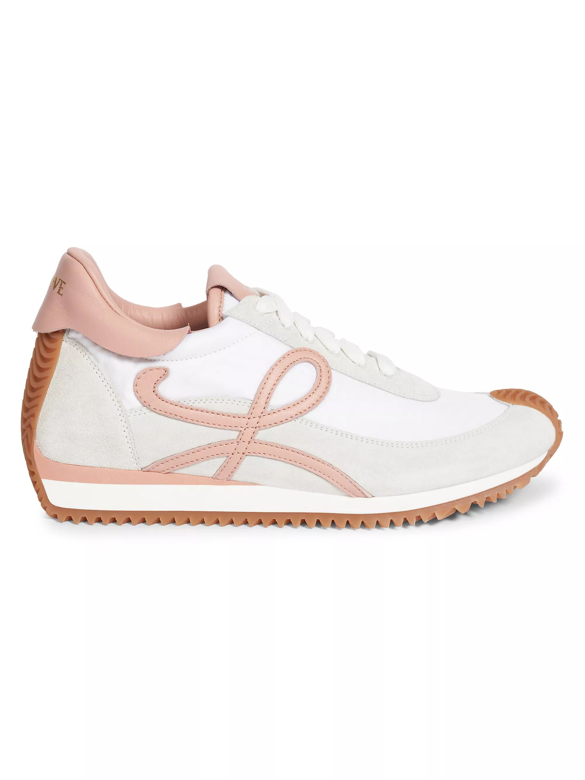 Flow Runner Mix Leather Sneakers | Saks Fifth Avenue