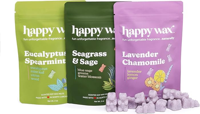 Happy Wax Spa Mix Premium Scented Natural, Non Toxic Soy Wax Melts – 6 Total Oz. of Scented Wax... | Amazon (US)