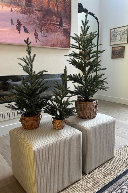 Target mini Christmas trees in a basket by Studio McGee

Target linen ottoman 


#LTKhome #LTKHoliday #LTKHolidaySale