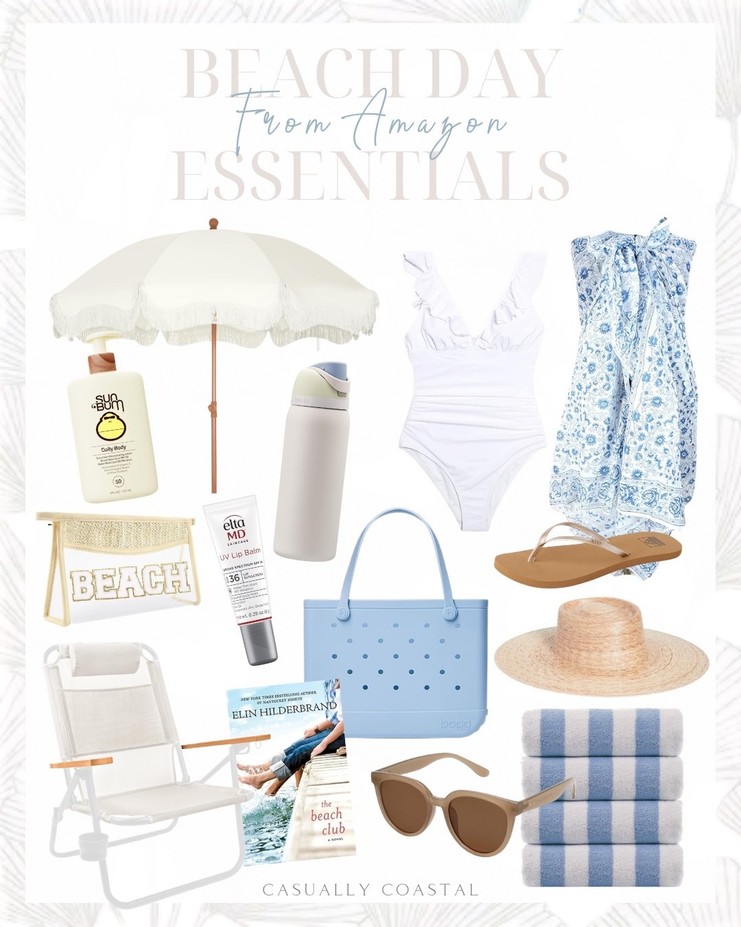 Beach Day Essentials From Amazon

Amazon swimsuit, Amazon swimsuit coverup, Amazon beach towels, amazon sunglasses, Amazon beach bag, Amazon sunscreen, Amazon patio umbrellas Amazon water bottle, Amazon beach chair, coastal swimsuit coverup, owala insulated stainless steel water bottle, sun bum sunscreen, 100% cotton block print sarong, Amazon summer book, The Beach Club book, beach bag, clear waterproof zipper bag, ruffled one piece swimsuit, white one piece bathing suit, 7 foot patio umbrellas Amazon water with fringe, portable outdoor beach umbrella, reef flip flops, backpack beach chair, BOGG bag, beach tote, 100% cotton Turkish cabana thick stripe beach towels, striped beach towels, lack of color wide straw hat, beach hat, cat eye round sunglasses, eltamd UV lip
Balm sunscreen, eltamd clear tinted sunscreen, beach blanket, portable beach tent, portable fan

#LTKSeasonal