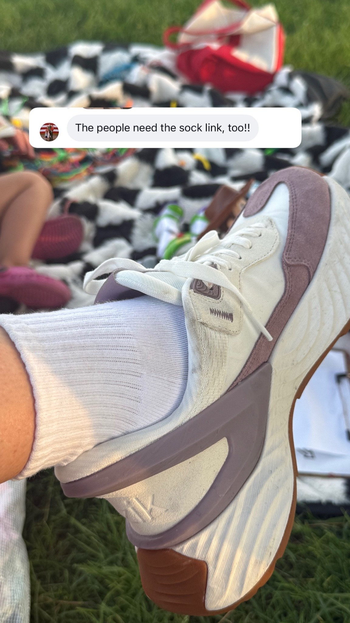 crew socks that are comfy & nice & thick! I branched away from millennial mom no show socks a few months ago, & these helped me make a smooth transition 😎

Shoes are Kiziks! Code: GALPRACTICAL10 saves ya!

#LTKActive #LTKootd #LTKmomlife
