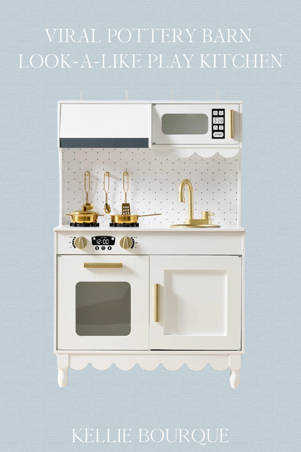 Viral Walmart Play Kitchen | Pottery Barn Look-A-Like Play Kitchen | Scallop Play Kitchen 

#LTKBaby #LTKKids #LTKFamily